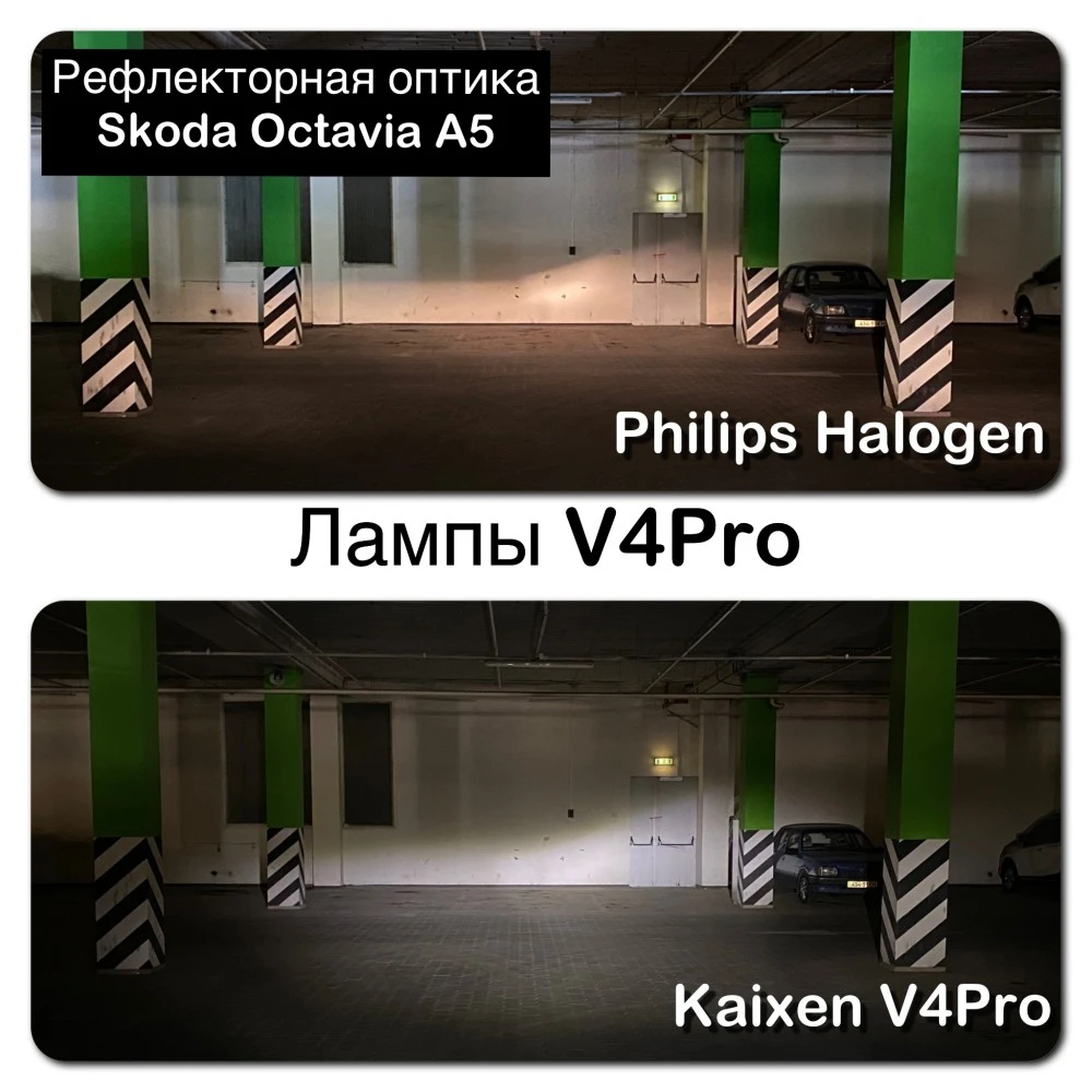 Лампи протитуманних фар KAIXEN LED V4PRO H16 6000K 2 шт. для Renault Scenic 2016–2026 Grand Scenic MK 4 | MPV